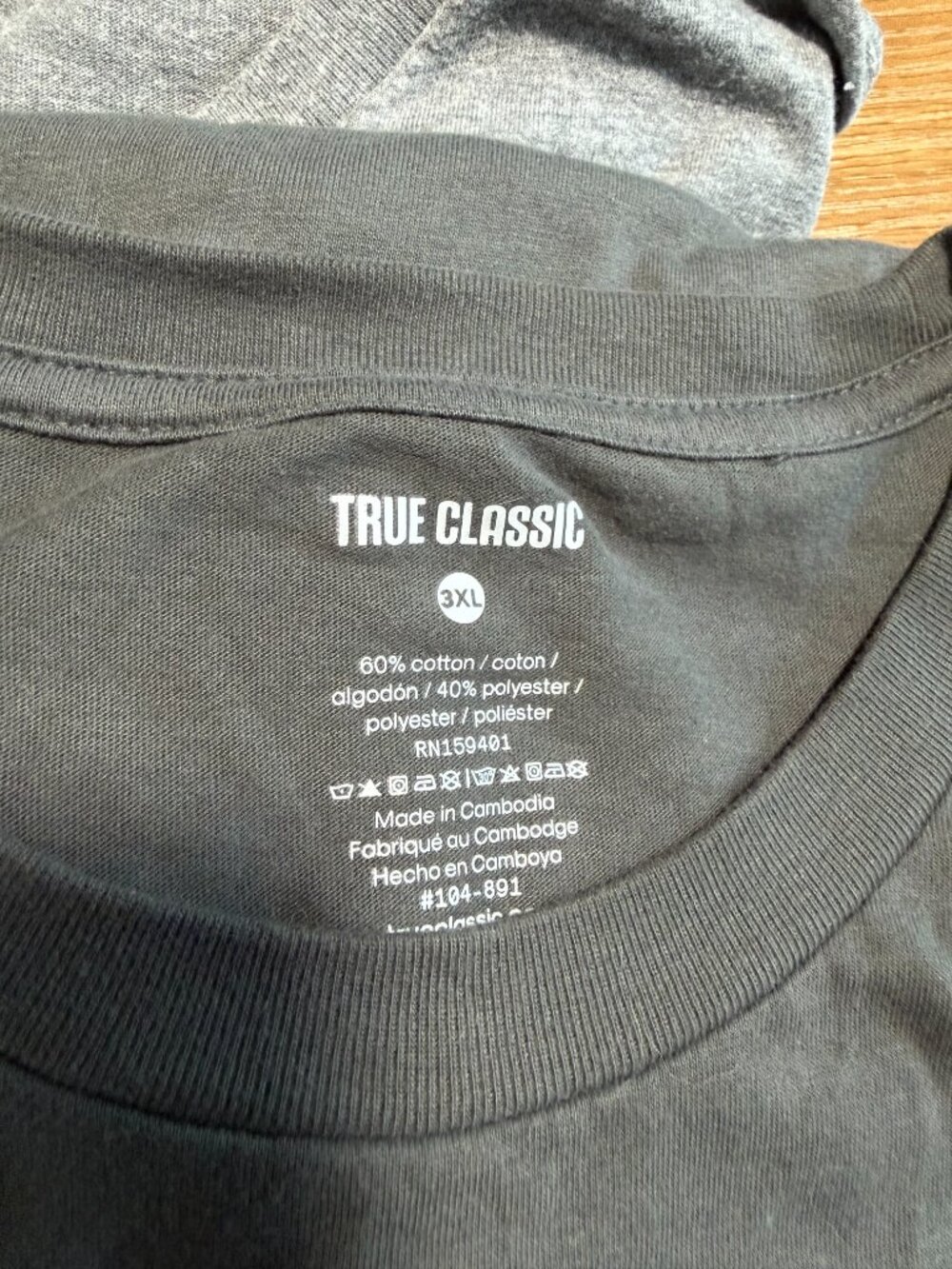 True Classic - Classic Crew 5 pack - 3XL - Picture 6 of 6